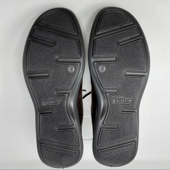 NWT Men’s Hotter Comfort “Lance” Brown ShoeSZ 11 - Picture 6 of 14